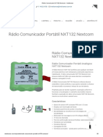 Rádio Comunicador NXT132 Nextcom - Intelisense