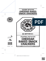 Lost Baked Snack Crackers 13.7oz 11x17
