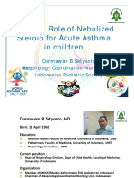 The New Role of Nebulized Steroid For Acute Asthma in Children