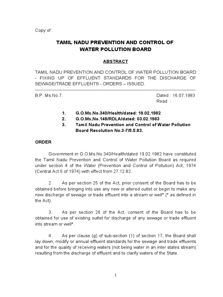 Board Proceedings | PDF | Sewage Treatment | Water Treatment