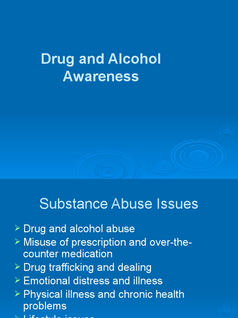 Community Drug and Alcohol Awareness | PDF | Alcoholism | Substance Abuse