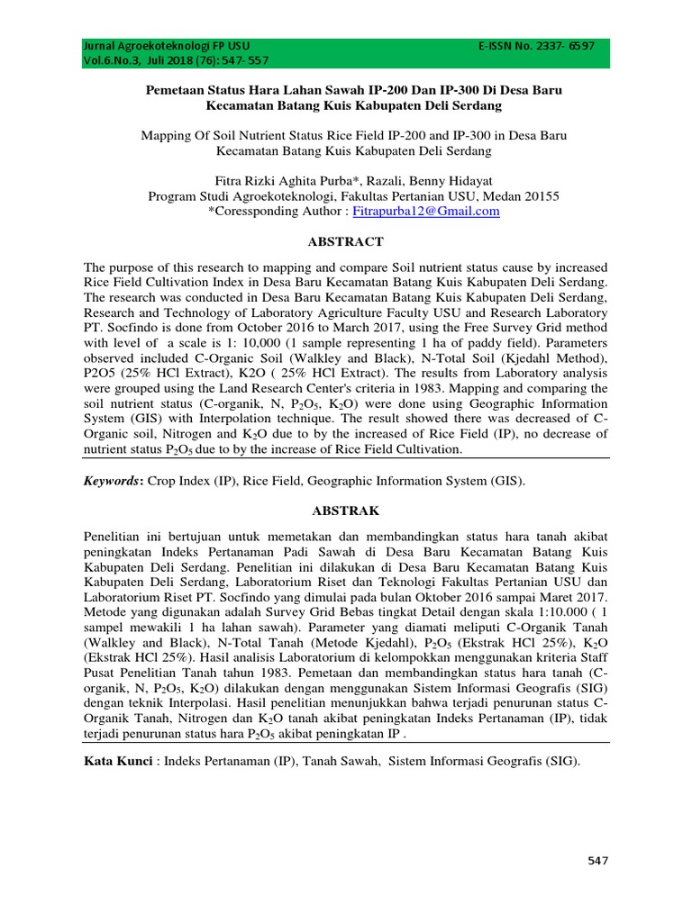 1 PB PDF Staple Foods Geographic Information System