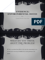 Evidence: Environmental Issues: Daniela Fernanda Ariza Pardo
