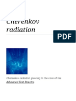 Cherenkov Radiation - Wikipedia
