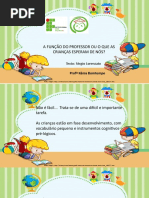 A Função Do Professor Na Ed Infantil Lorenzato