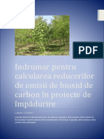 Indrumar Pentru Calcularea Reducerilor de Emisii de Bioxid de Carbon in Proiecte de Impdurire