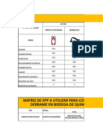 Matriz Epp para Derrame Final