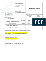 Proforma Invoice: Order Quantity 5% Deviation Should Be Accepted