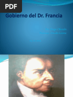 Breve reseña del gobierno de Rodriguez de Francia