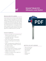 Echotel Model 910 Ultrasonic Level Switch: Description