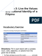 5 Live The Values of Filipino