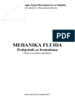 Mehanika Fluida - Podsjetnik S Formulama PDF