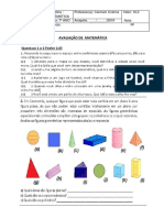 Teste Matematica Setimo Ano 2 BIM