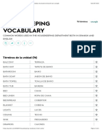 Guía de Estudio HOUSEKEEPING VOCABULARY