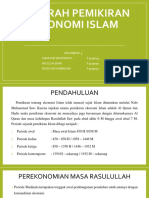 Sejarah Pemikiran Ekonomi Islam