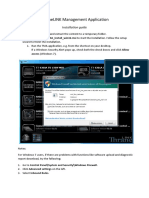 Thranelink Management Application: Installation Guide