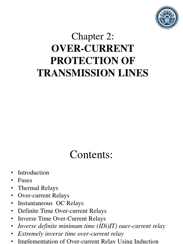 Overcurrent Relay Protection Techniques | PDF | Electromagnetic ...