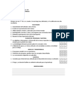 Evaluación capacitación negocios sostenibles