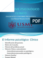 Reporte o Inf Psicologico Clinico