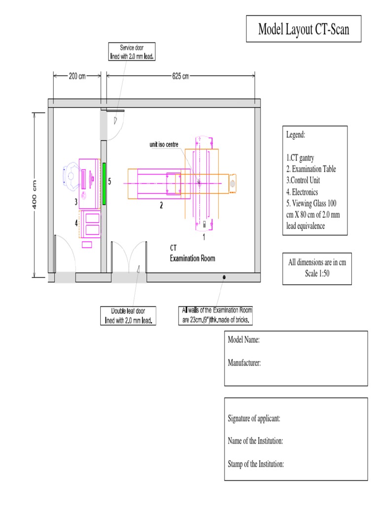 CT Scan Layout Specifications | PDF
