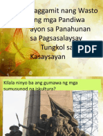 Paggamit NG Wasto Sa Pandiwa