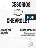 Manual Alarma Chevrolet