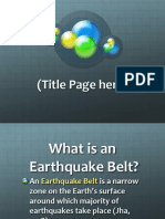 Seismic Belts
