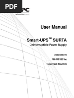 User Manual: Smart-UPS Surta