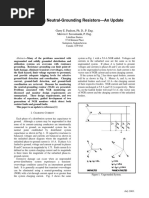 Neutral Ground Resistence