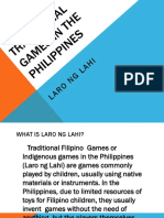 Traditional Games in The Philippines