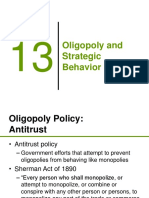 Oligopoly and Strategic Behavior