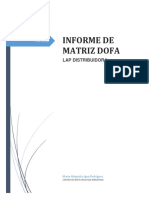 Informe Matriz Dofa Para Lap Distribuidora