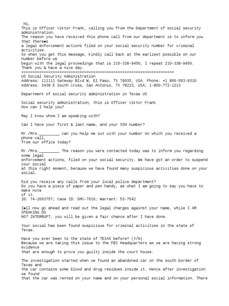 Script | PDF | Arrest | Illegal Drug Trade