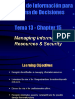 Managing Information Resources & Security