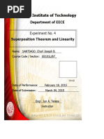 E104 - Superposition Theorem and Linearity