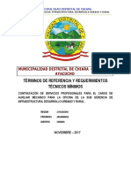 TDR - Asistente Auxiliar Mecanico