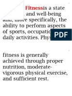 Physical Fitness