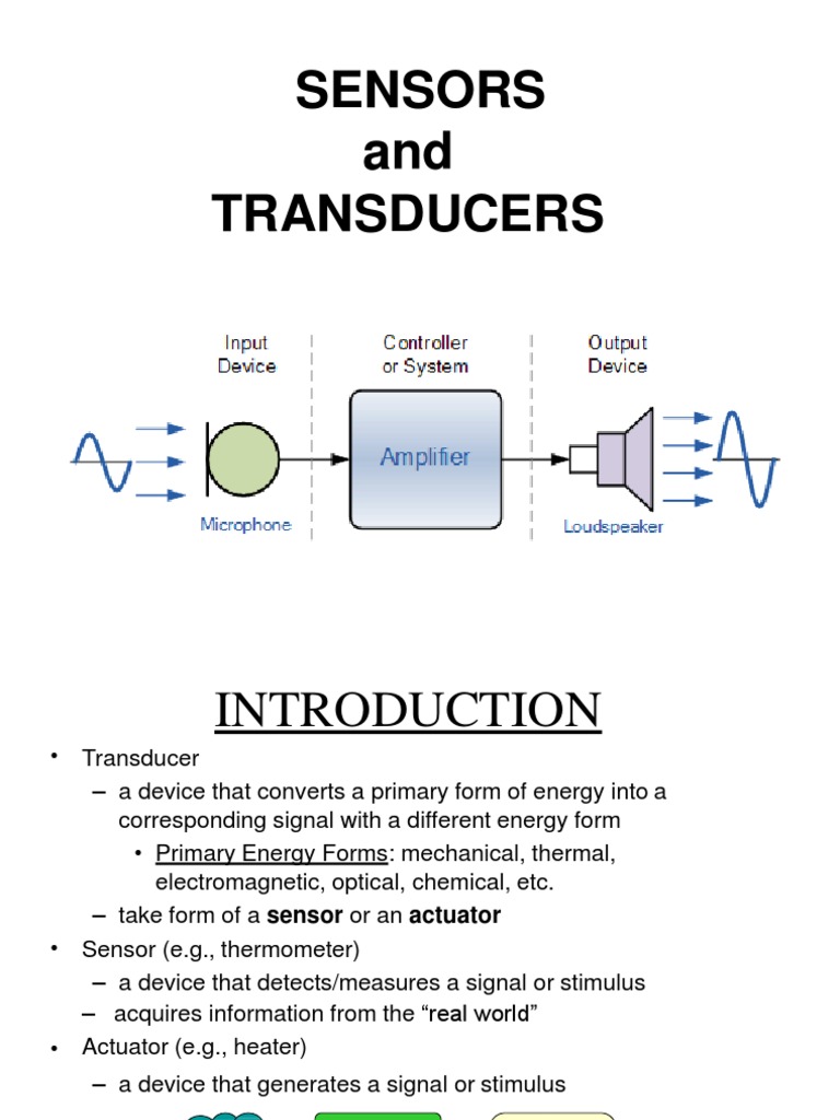 Sensors and Transducers Overview | PDF | Sensor | Pressure Measurement