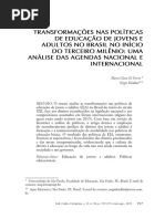 Transformações Nas Políticas de EJA - Di Pierro & Haddad
