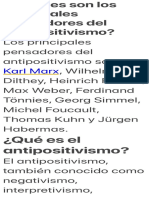 ¿Quiénes son los principales pensadores del antipositivismo.pdf