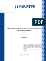 A identidade criolla na literatura hispano-americana