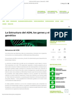 La Estructura Del ADN, Los Genes y El Código Genético - ChileBIO