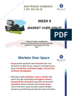 Week 6: Market Over Space