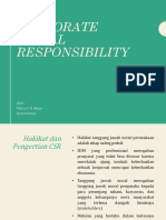 CSR (Corporate Social Responsibility)