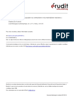 Article: À Propos de L'interprétation Populaire Du Communisme Et Du Matérialisme Marxistes Charles de Koninck