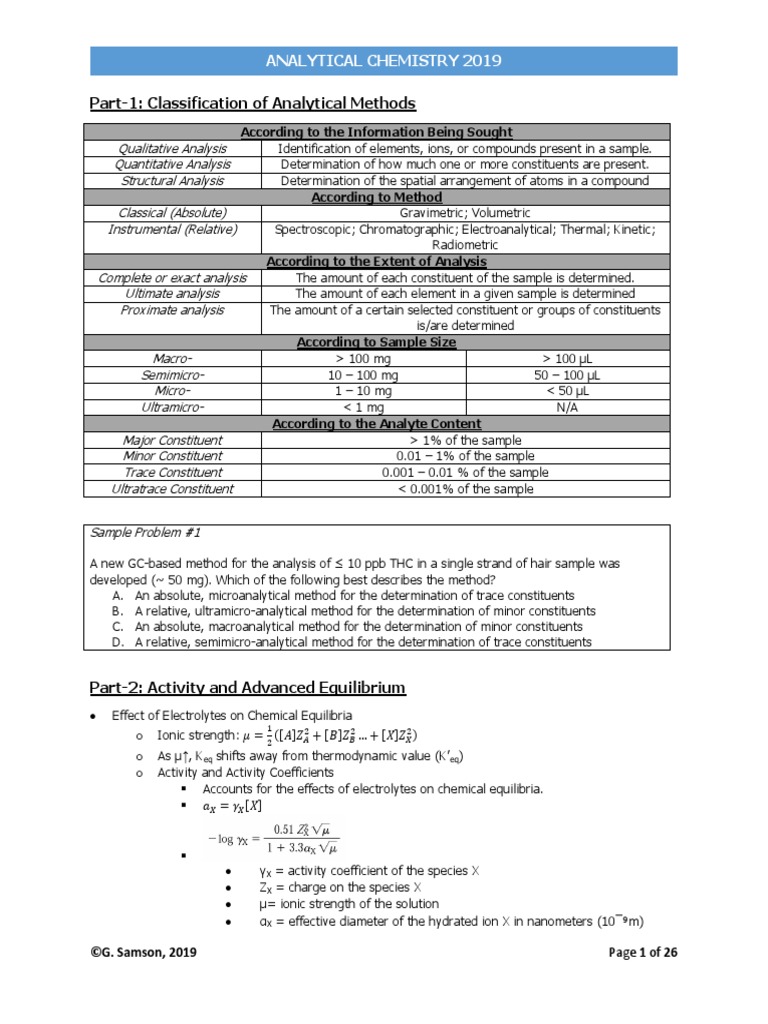 Analytical Chemistry | PDF | Titration | Chemistry