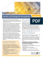 Gender and Emergency Management Fact Sheet