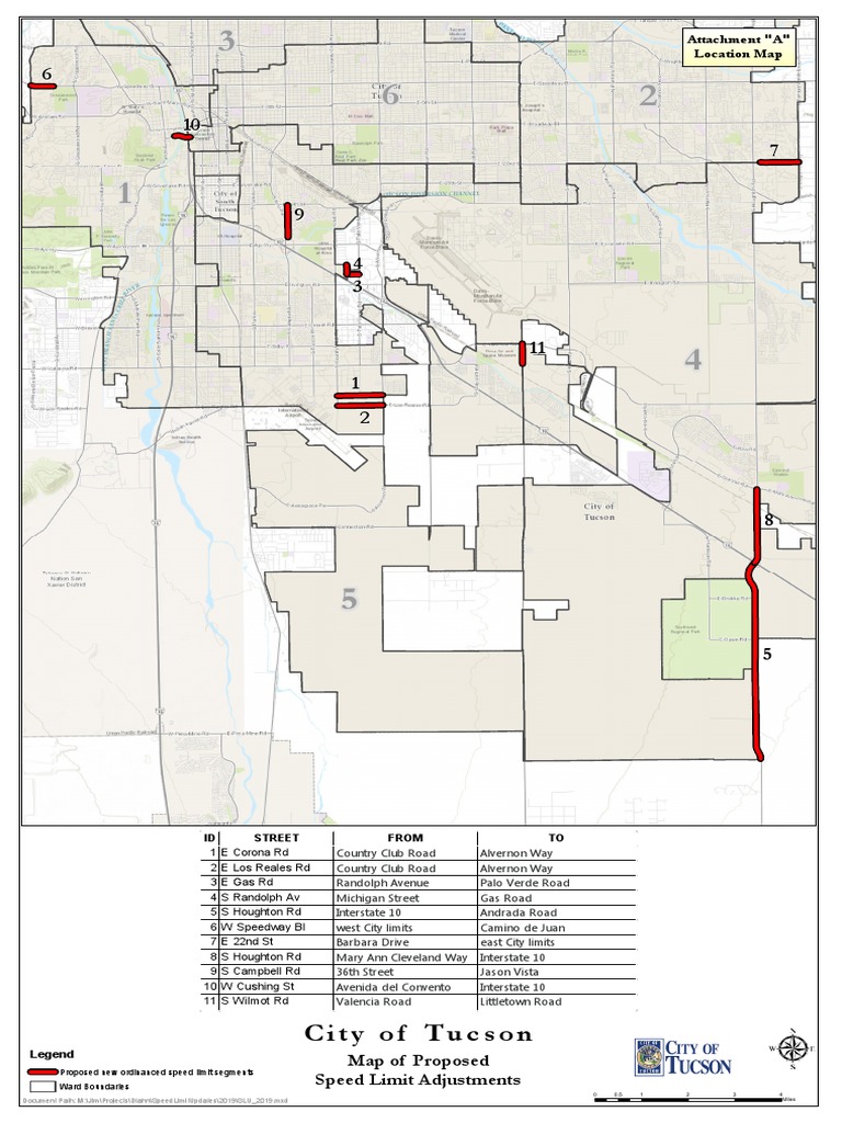 2019 Speed Limit Update Location Map 100919 | PDF | Road Transport ...