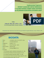 Implementasi Ergonomi Kerja - Kuliah Umum Politeknik Unggulan Banjar Masin-Praktik PDF
