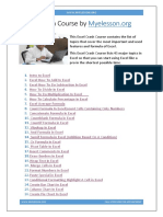 Excel Crash Course PDF